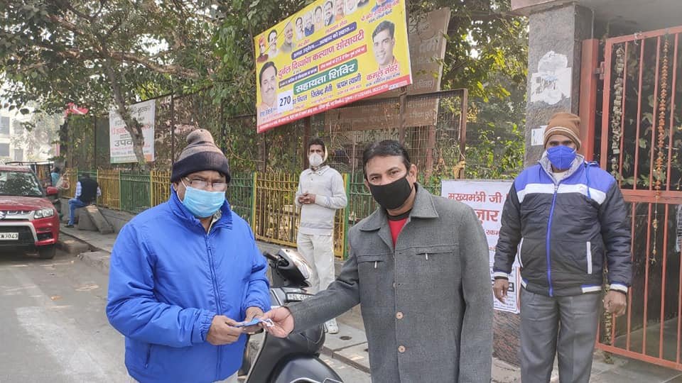yashasvi pradhanmantri shri narendra modi ji dwara bataye gaye ayurvedik kadha or mask vitran